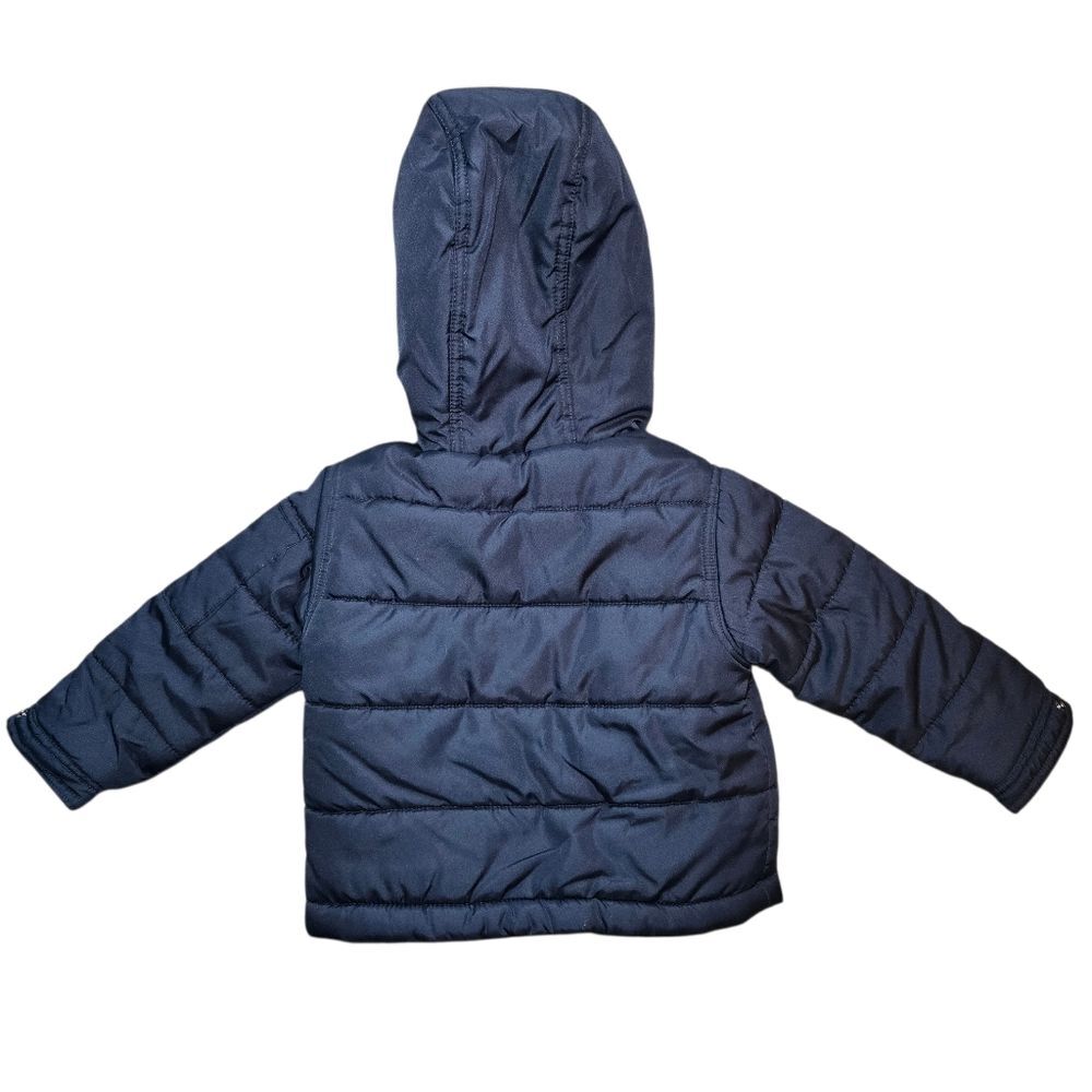 Carter's Navy Puffer Jacket Kids 2T - Picture 3 of 4